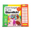 Don’t forget to say Bismillah - A Story Sound Book