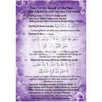 Duas for the month of Shabaan