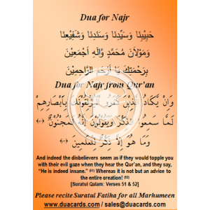 For protection from Nazar (Evil Eye) - Dua and Aayats from the Holy Quran