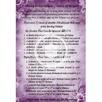 Shakiyat e Namaaz - Cases of doubts (Booklet)